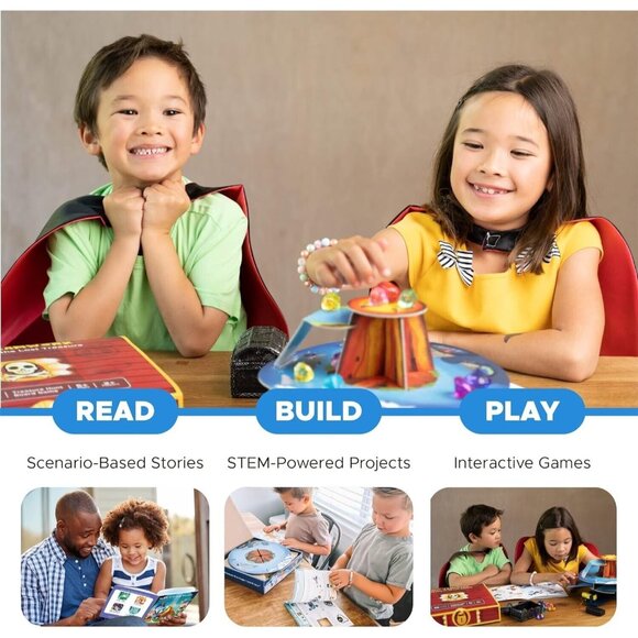 Aha! Teamwork, The Hunt for the Lost Treasure STEM Board Game for 5-8 yrs Family - Picture 7 of 10